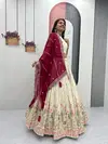 PC 546 Pure Tissue Silk With Thread & Sequence Work Lehenga With Choli Dupatta Wholesalers In Delhi